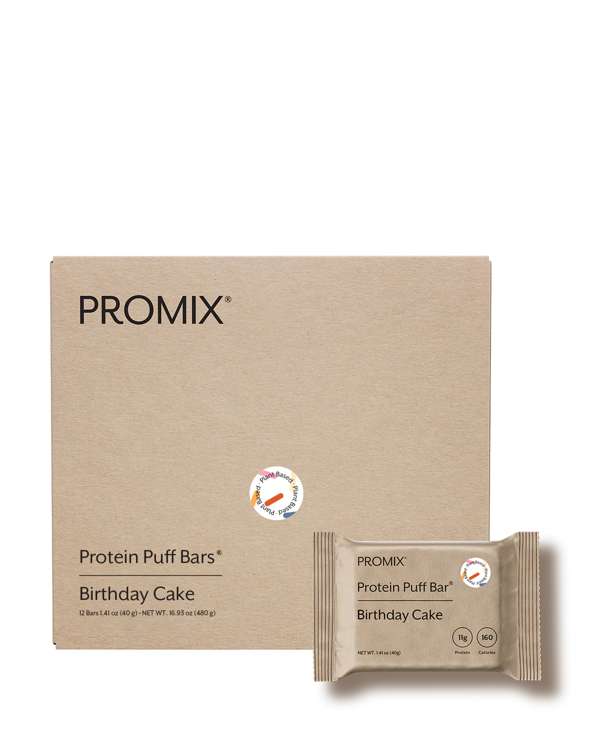 Birthday Cake Plant Protein Puff Bars - Image 4