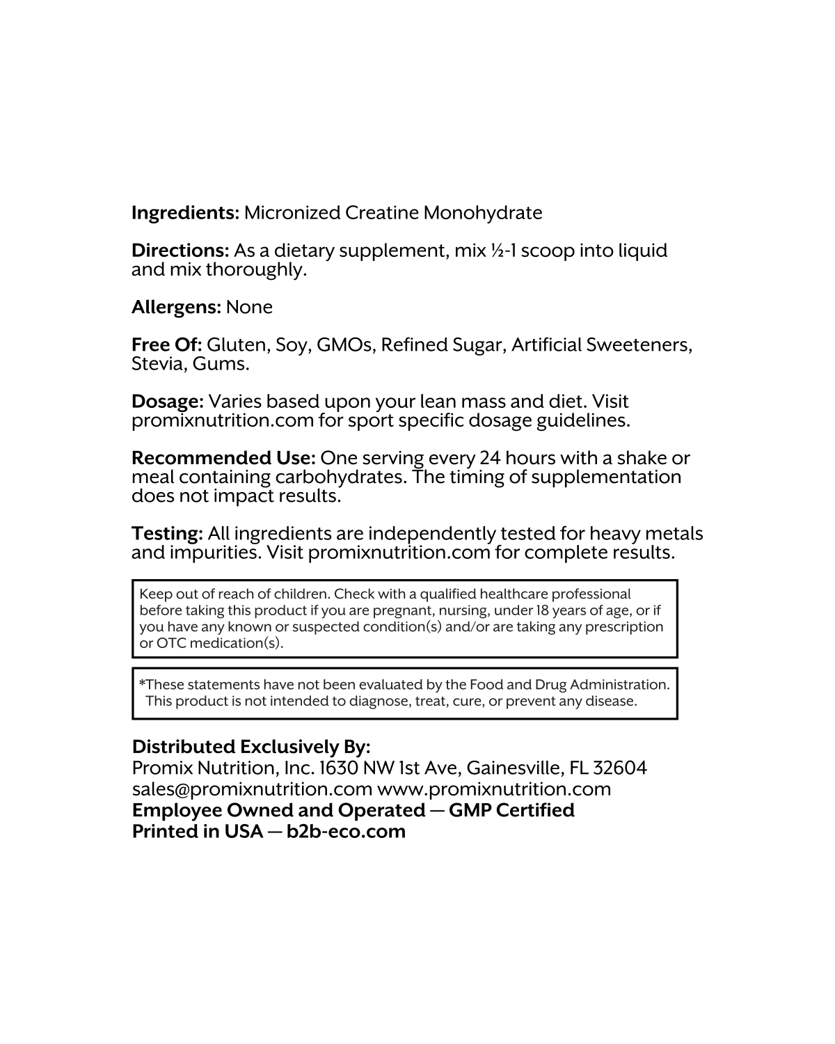 Non-GMO Creatine - Image 7
