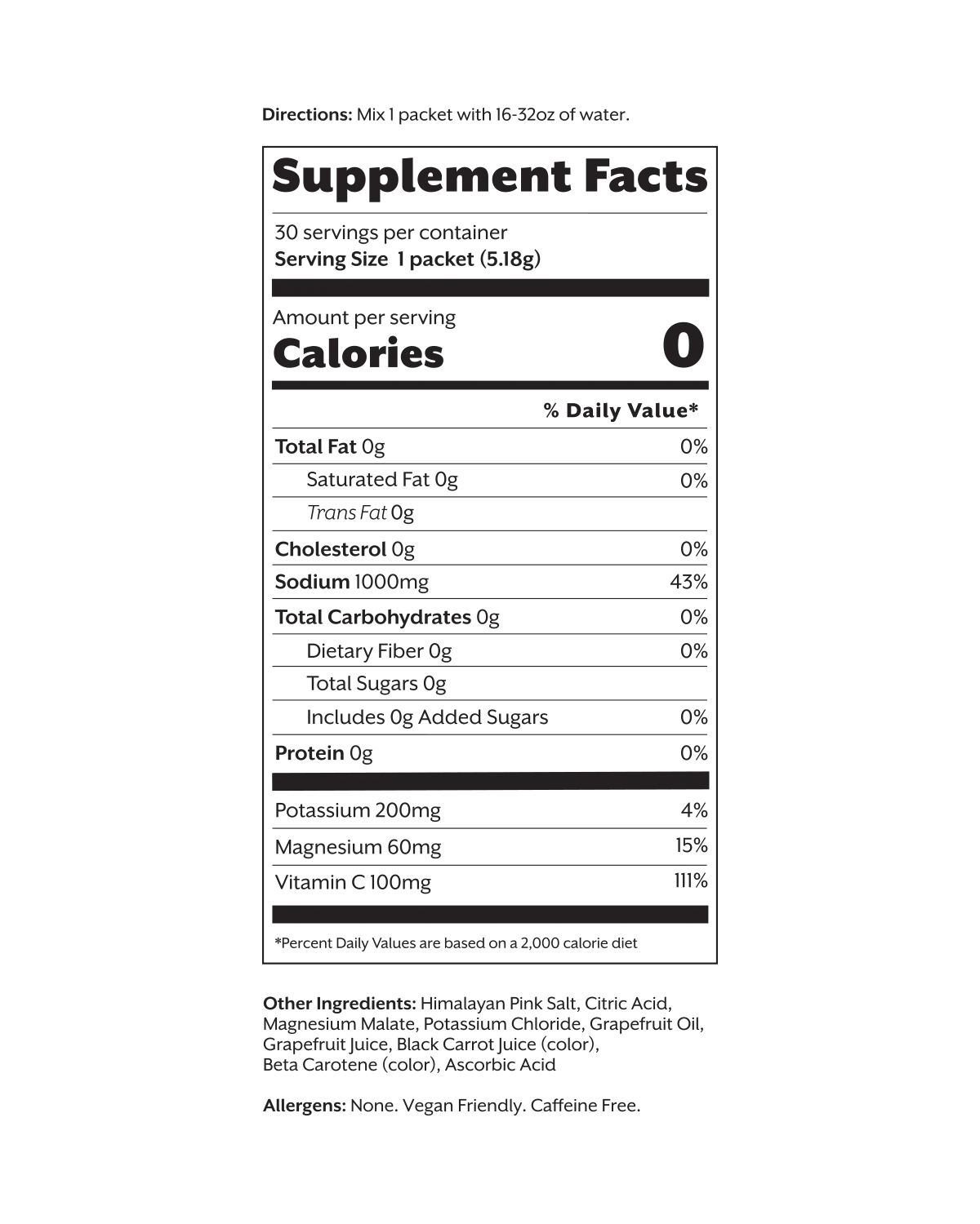 Grapefruit Electrolyte Drink Mix - Image 9