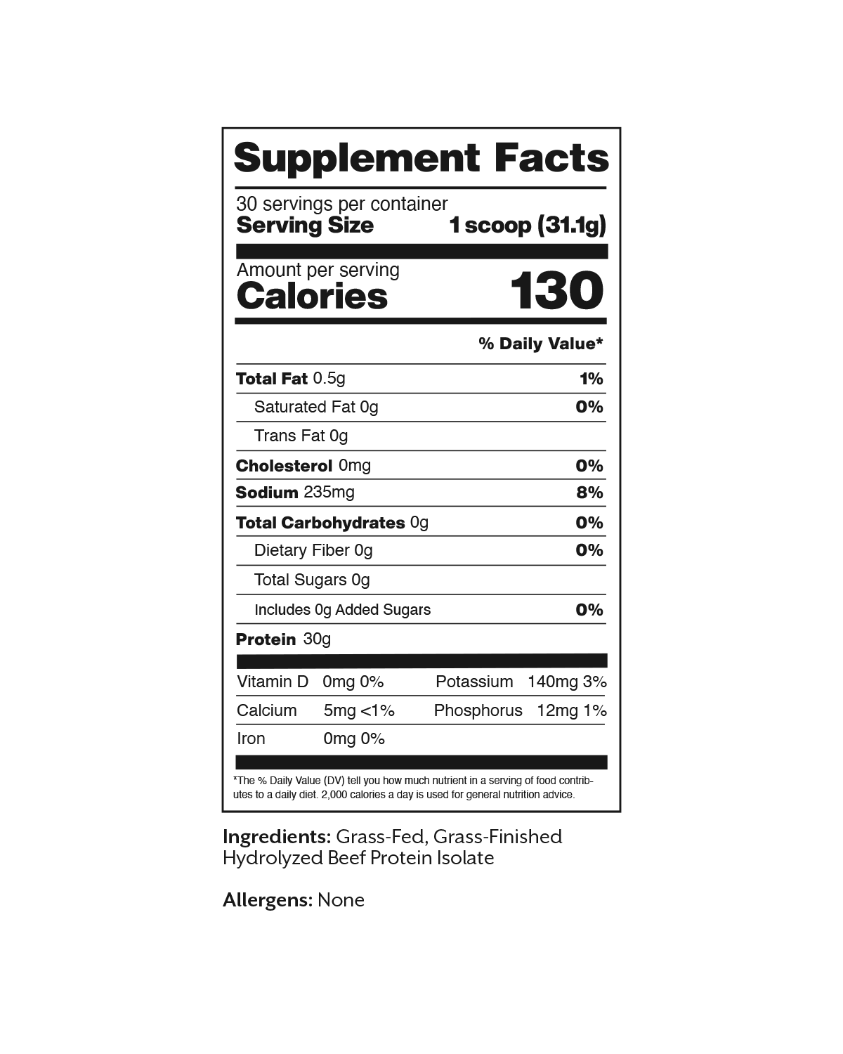 Grass-fed Beef Protein Isolate - Image 9
