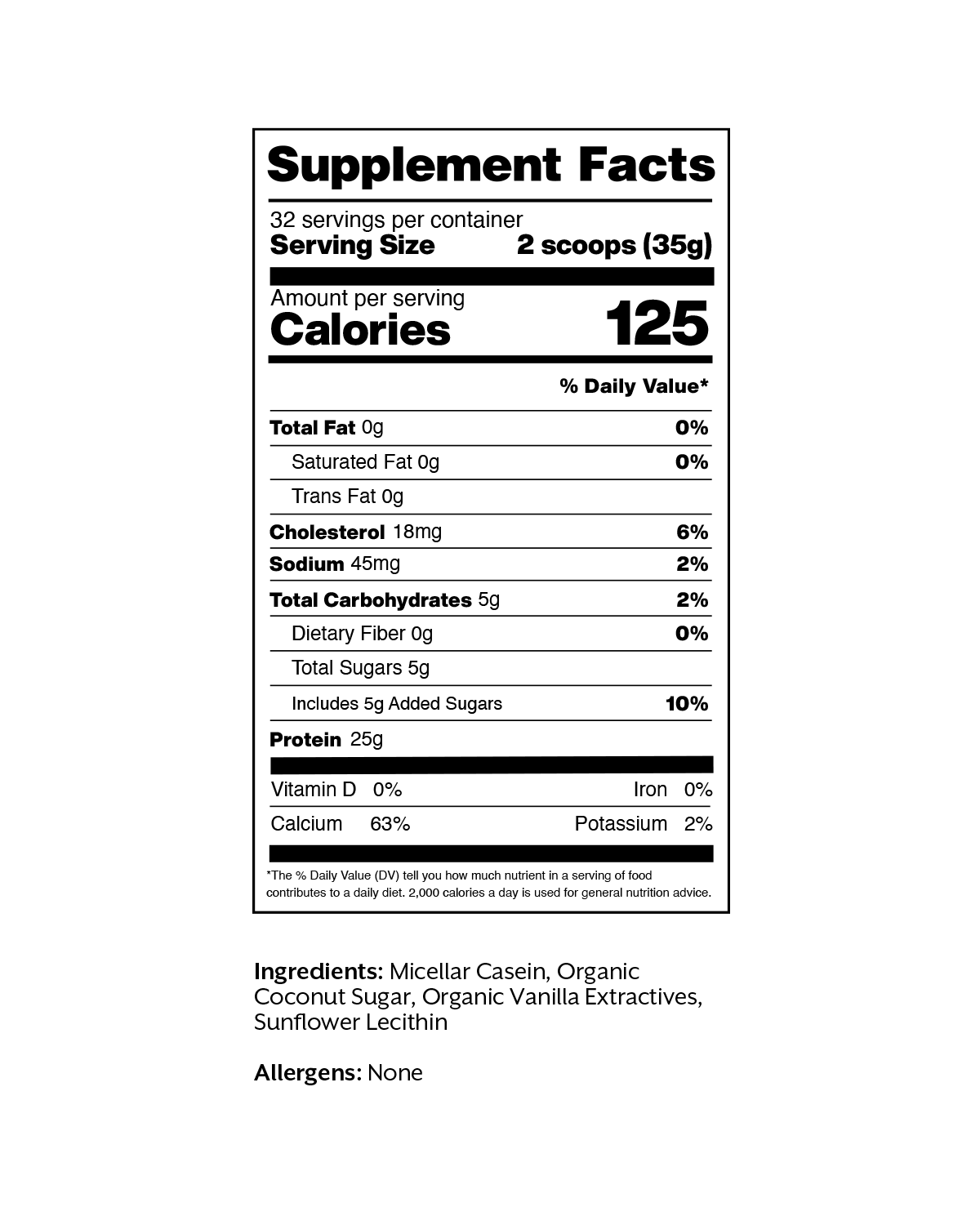 Vanilla Casein Protein Powder - Image 4